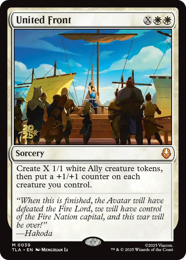 United Front [Avatar: The Last Airbender Prerelease Cards] | Gamers Paradise