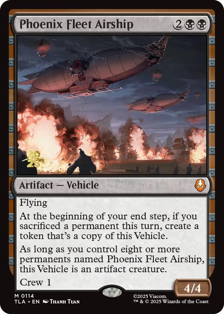 Phoenix Fleet Airship [Avatar: The Last Airbender Prerelease Cards] | Gamers Paradise
