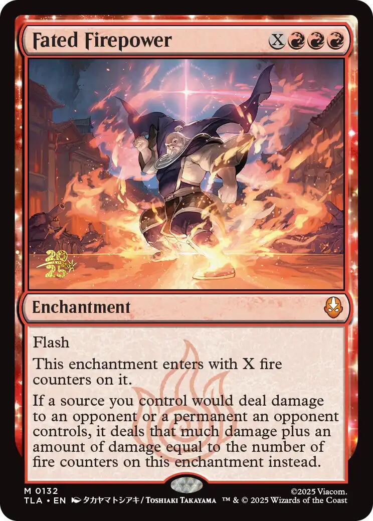 Fated Firepower [Avatar: The Last Airbender Prerelease Cards] | Gamers Paradise