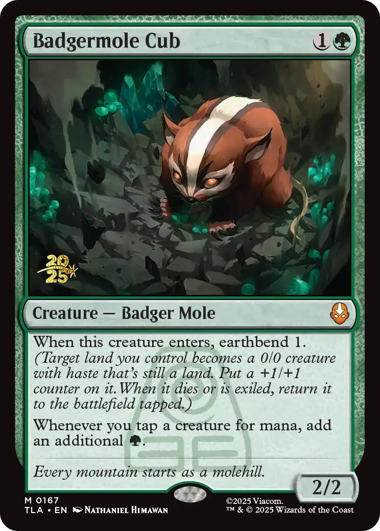 Badgermole Cub [Avatar: The Last Airbender Prerelease Cards] | Gamers Paradise