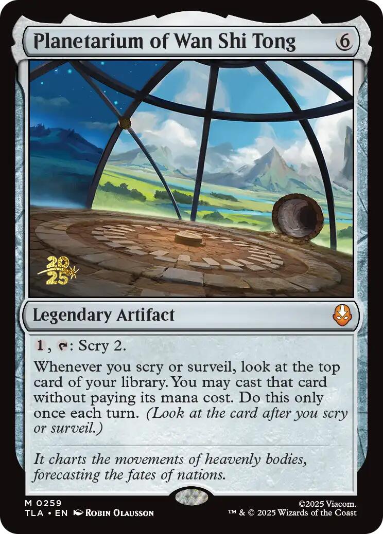 Planetarium of Wan Shi Tong [Avatar: The Last Airbender Prerelease Cards] | Gamers Paradise