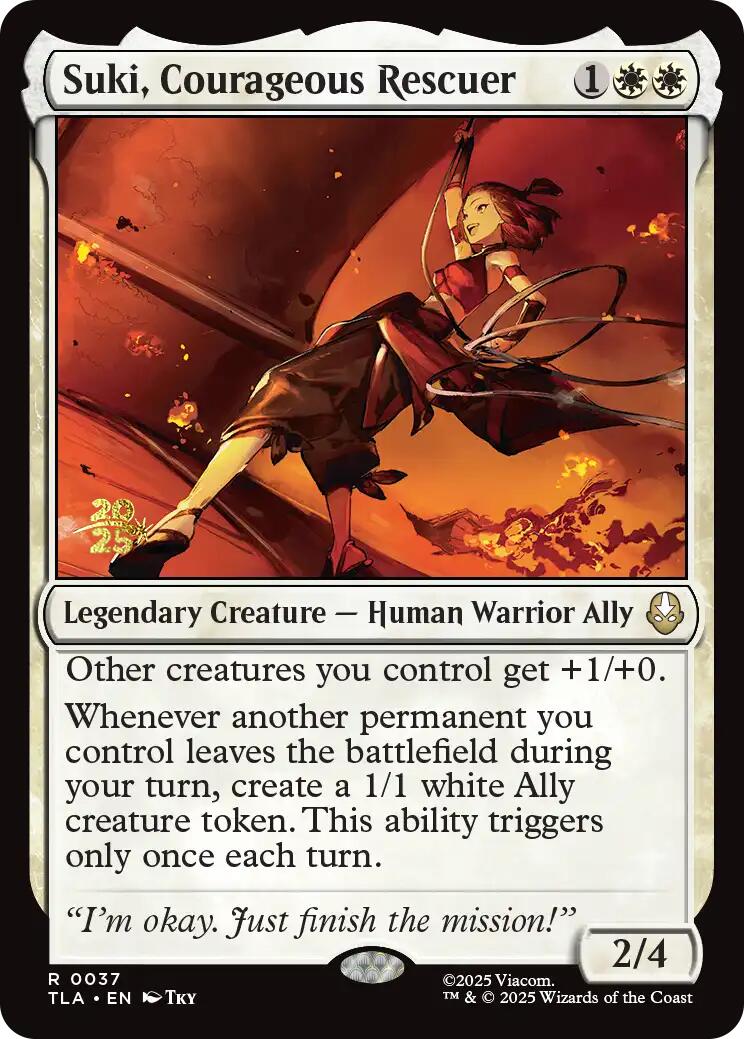 Suki, Courageous Rescuer [Avatar: The Last Airbender Prerelease Cards] | Gamers Paradise