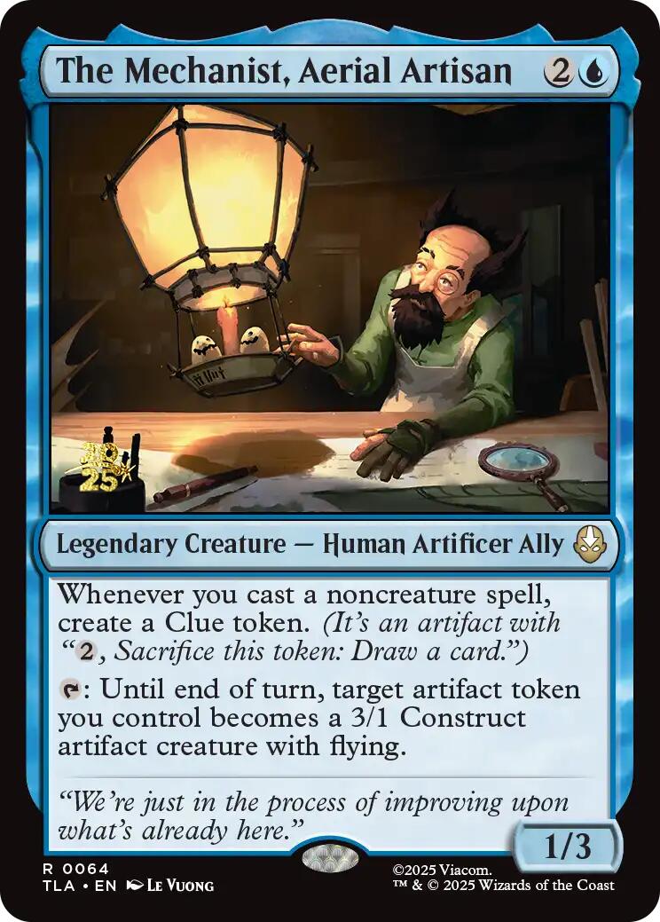 The Mechanist, Aerial Artisan [Avatar: The Last Airbender Prerelease Cards] | Gamers Paradise