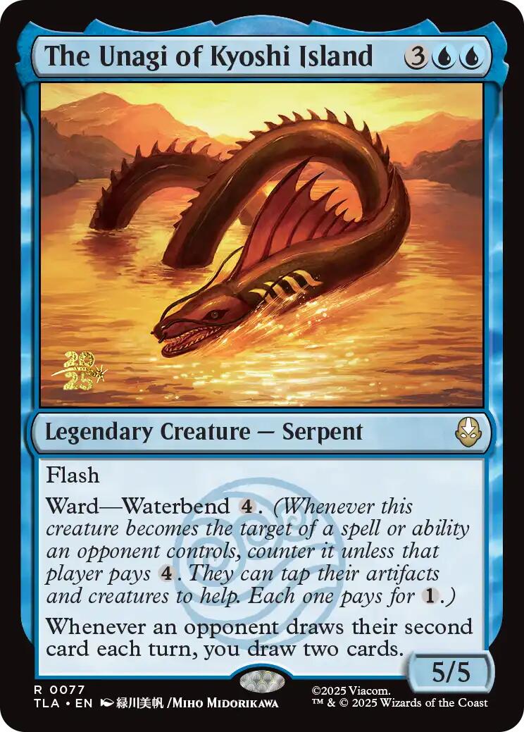 The Unagi of Kyoshi Island [Avatar: The Last Airbender Prerelease Cards] | Gamers Paradise