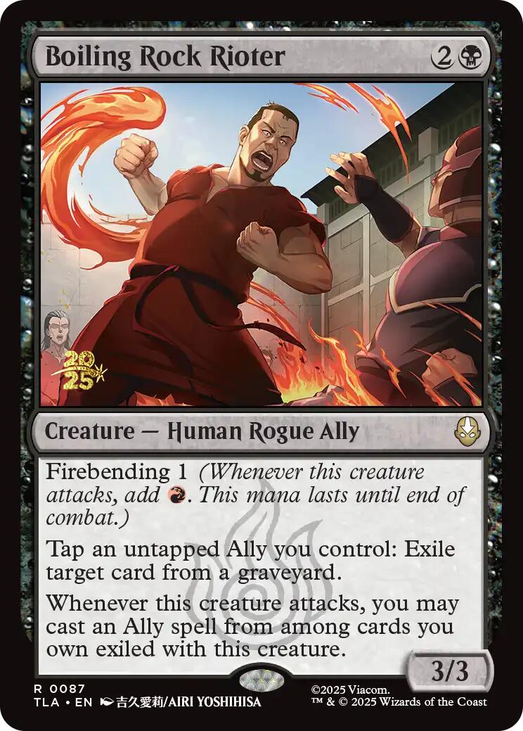 Boiling Rock Rioter [Avatar: The Last Airbender Prerelease Cards] | Gamers Paradise
