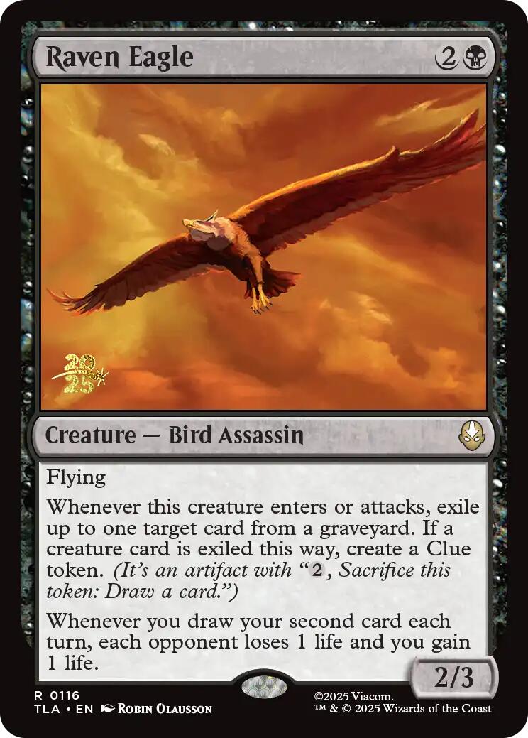 Raven Eagle [Avatar: The Last Airbender Prerelease Cards] | Gamers Paradise