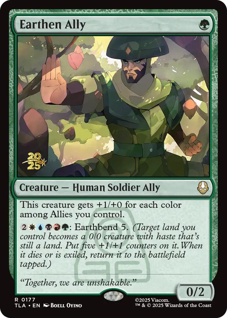 Earthen Ally [Avatar: The Last Airbender Prerelease Cards] | Gamers Paradise