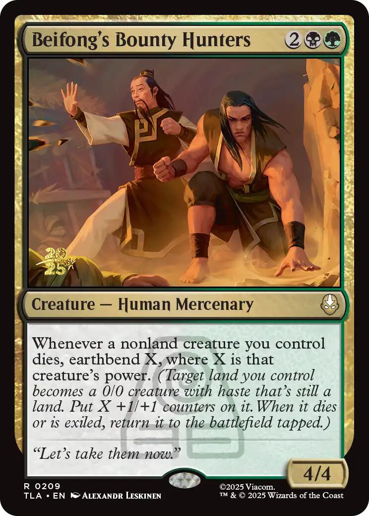 Beifong's Bounty Hunters [Avatar: The Last Airbender Prerelease Cards] | Gamers Paradise