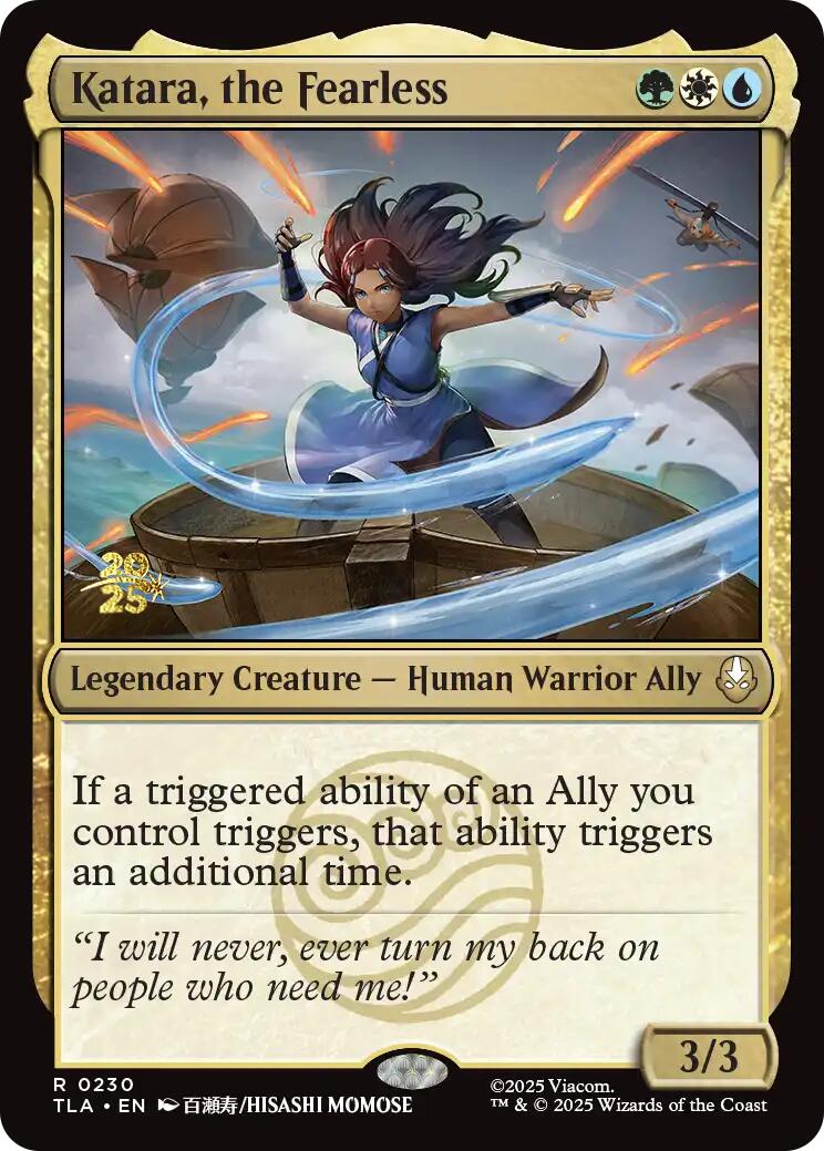 Katara, the Fearless [Avatar: The Last Airbender Prerelease Cards] | Gamers Paradise