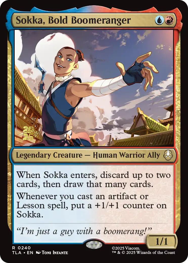 Sokka, Bold Boomeranger [Avatar: The Last Airbender Prerelease Cards] | Gamers Paradise