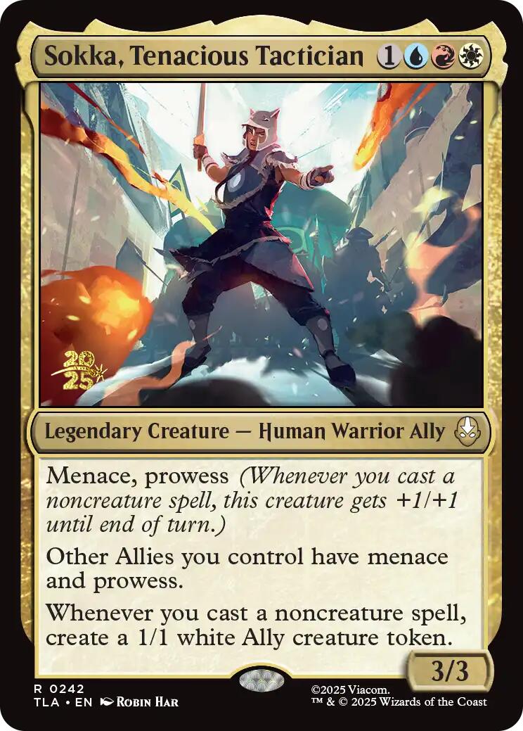 Sokka, Tenacious Tactician [Avatar: The Last Airbender Prerelease Cards] | Gamers Paradise