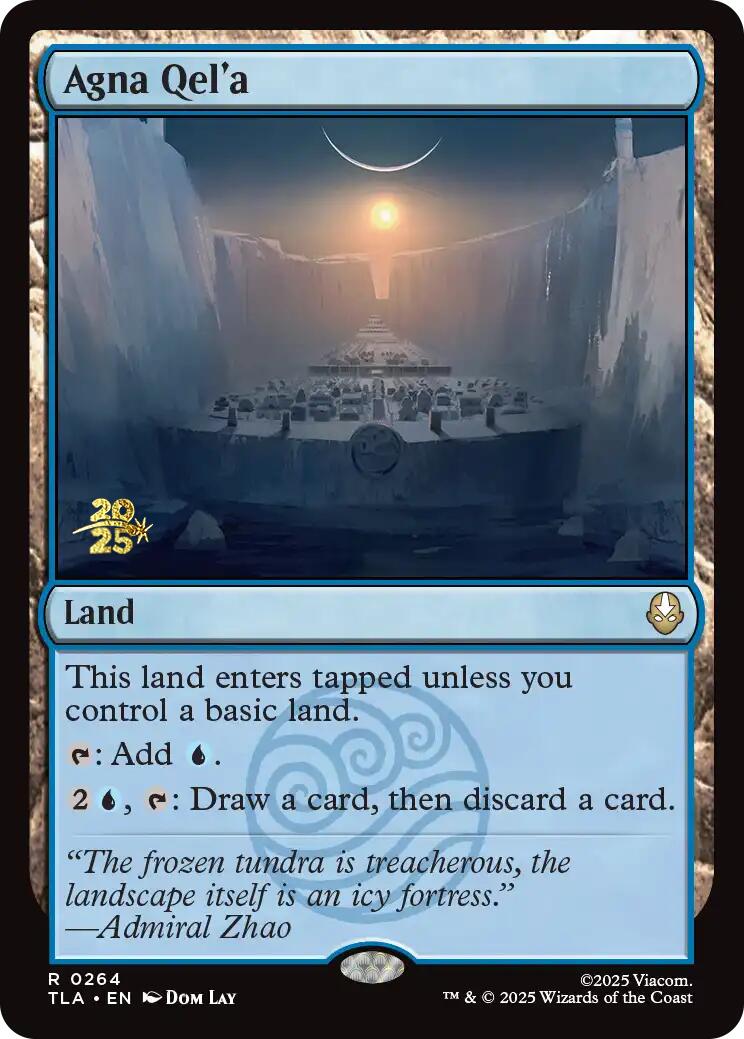 Agna Qel'a [Avatar: The Last Airbender Prerelease Cards] | Gamers Paradise