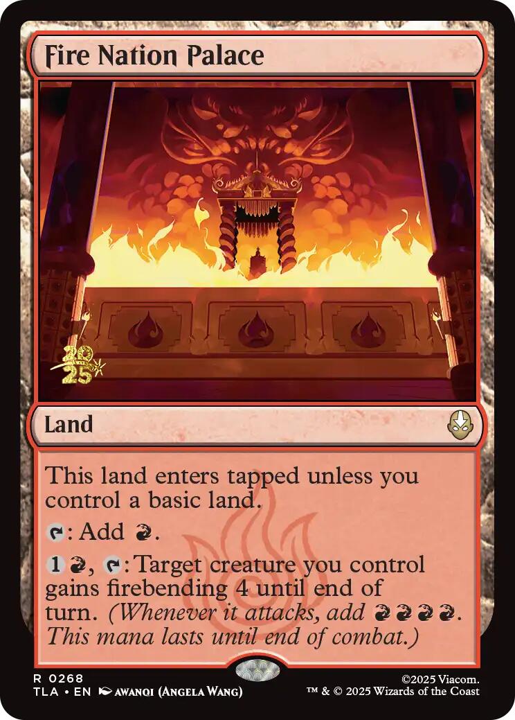 Fire Nation Palace [Avatar: The Last Airbender Prerelease Cards] | Gamers Paradise