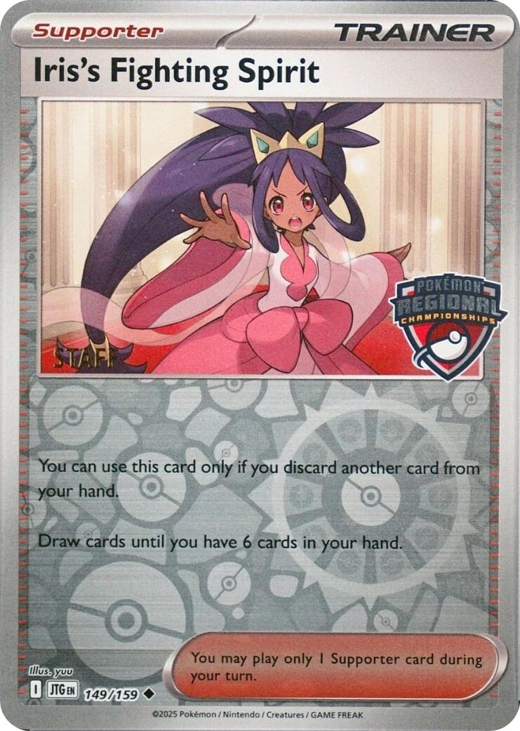 Iris's Fighting Spirit (149/159) (Regional Championships) (Staff) [League & Championship Cards] | Gamers Paradise