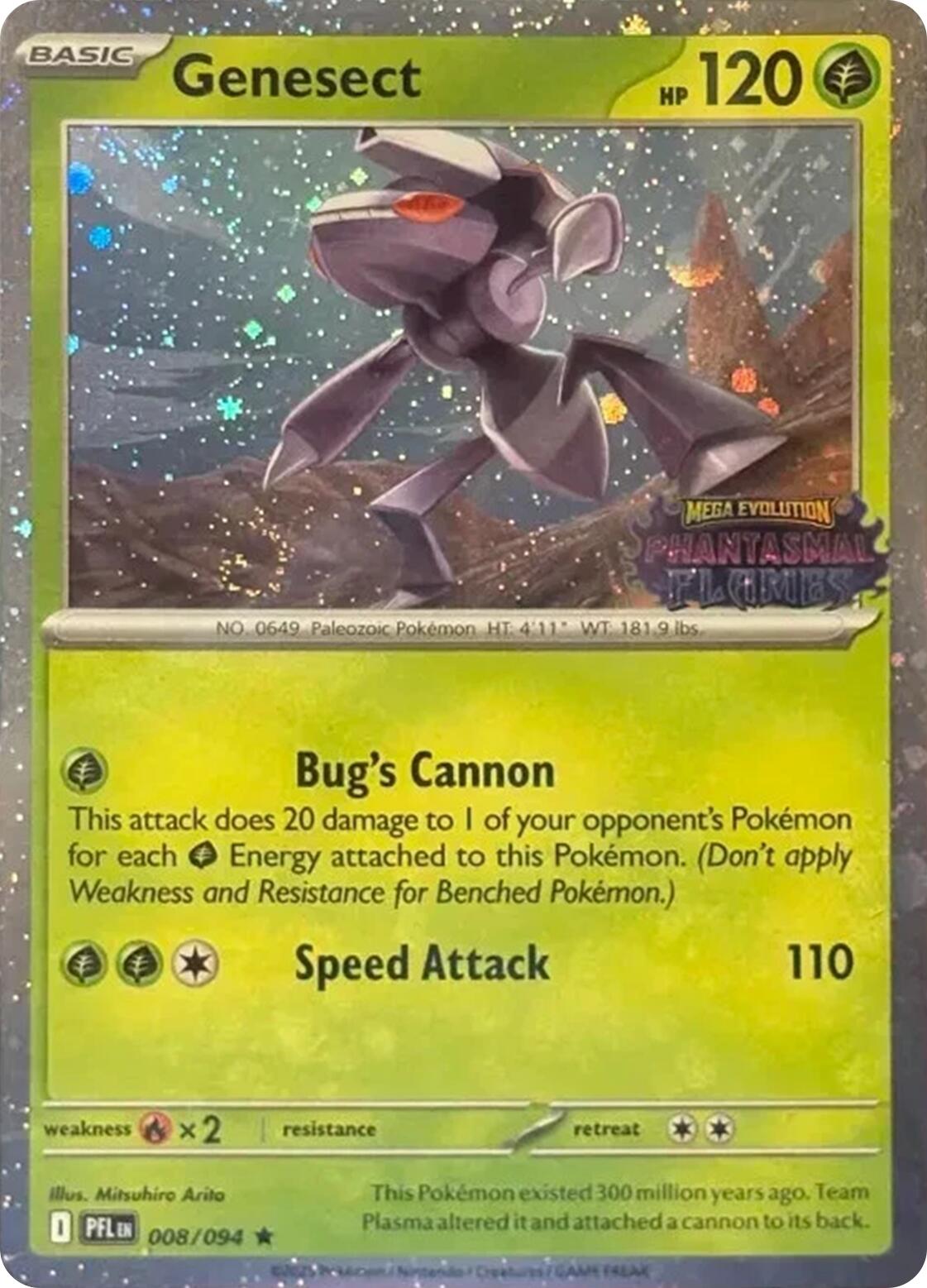 Genesect (008/094) (Cosmos Holo) (Best Buy Exclusive) [Miscellaneous Cards] | Gamers Paradise