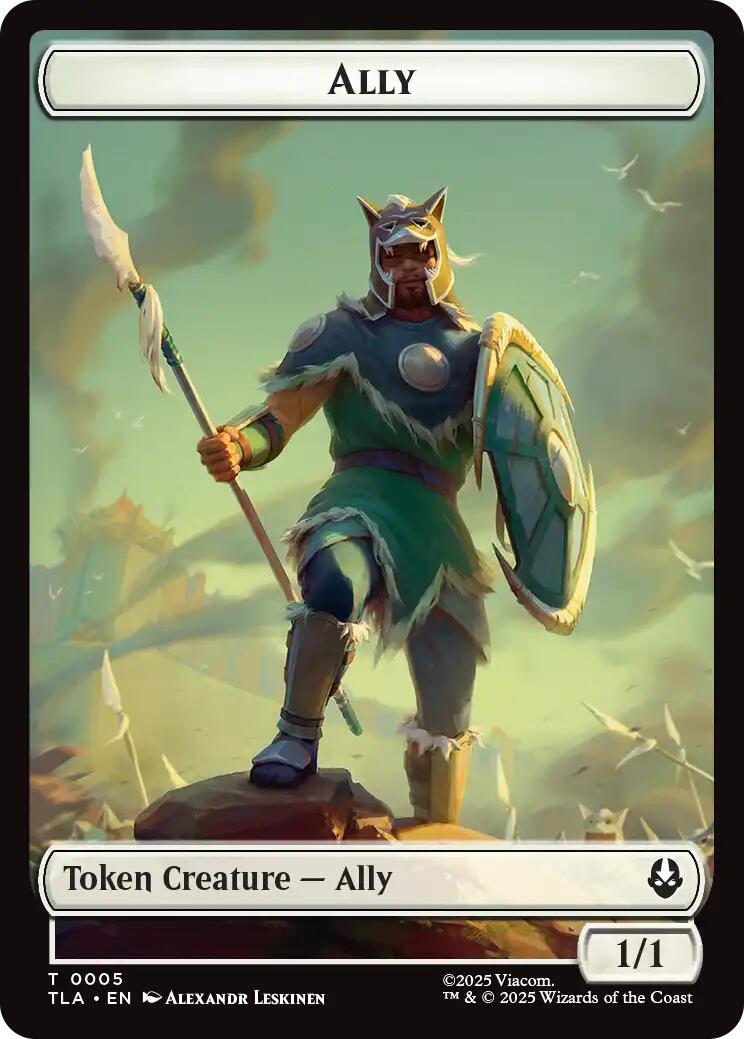 Ally (0005) // Clue (0014) Double-Sided Token [Avatar: The Last Airbender Tokens] | Gamers Paradise