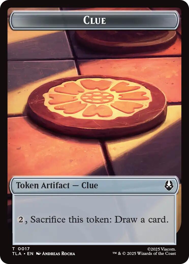 Ally (0006) // Clue (0017) Double-Sided Token [Avatar: The Last Airbender Tokens] | Gamers Paradise