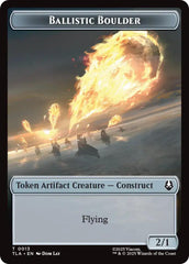 Ballistic Boulder // Soldier (0011) Double-Sided Token [Avatar: The Last Airbender Tokens] | Gamers Paradise