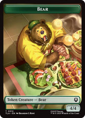 Bear // Food (0020) Double-Sided Token [Avatar: The Last Airbender Tokens] | Gamers Paradise