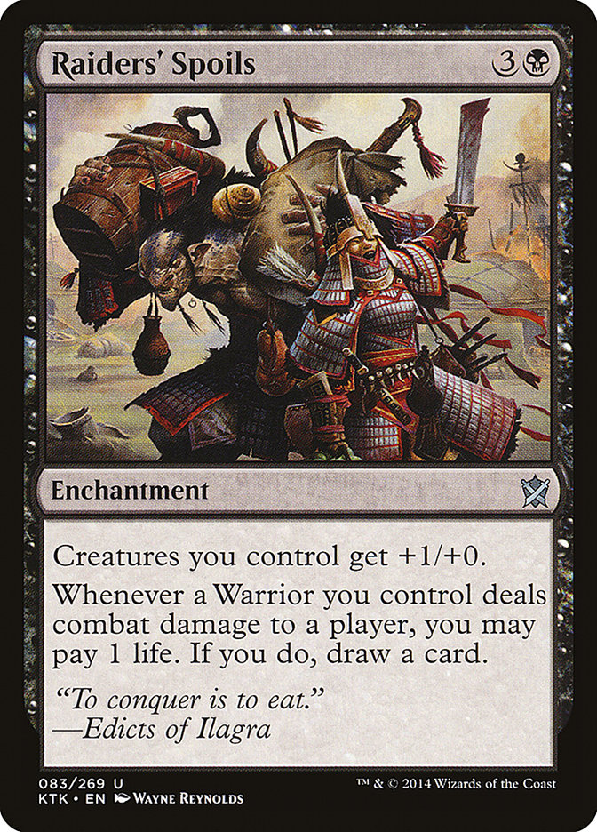 Raiders' Spoils [Khans of Tarkir] | Gamers Paradise