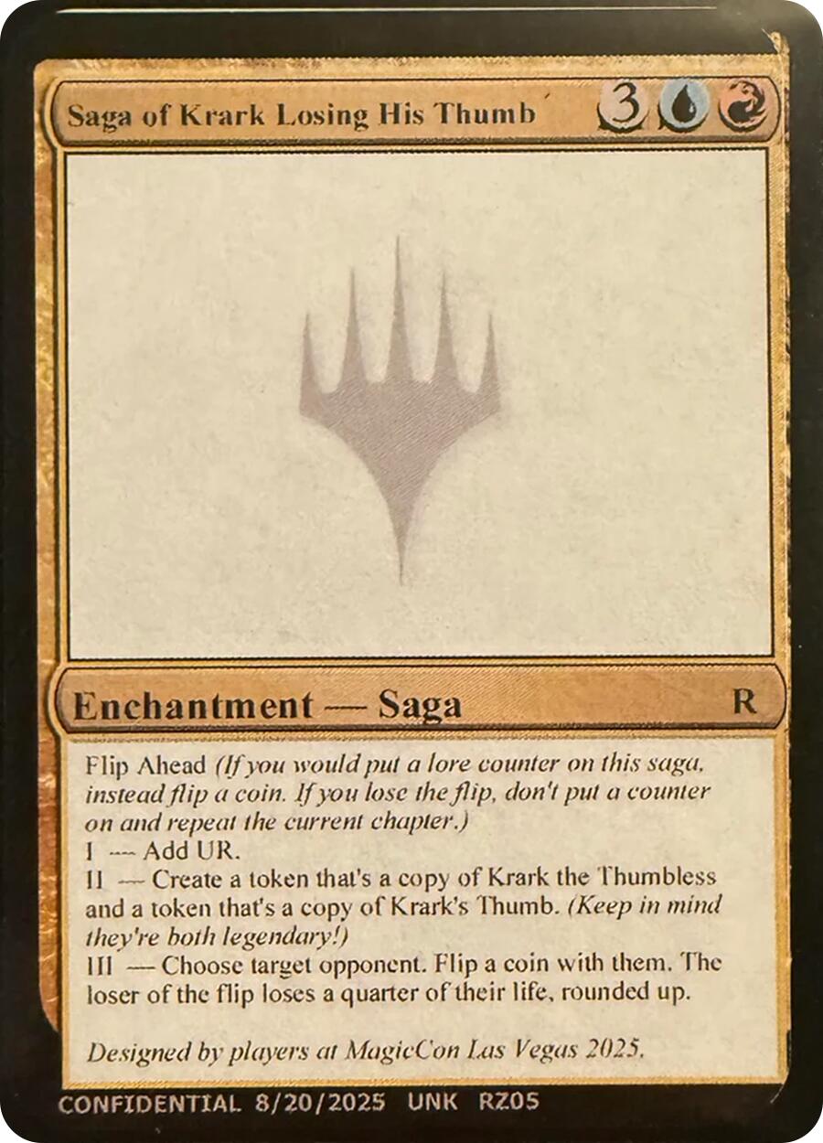 Saga of Krark Losing His Thumb [Unknown Event] | Gamers Paradise
