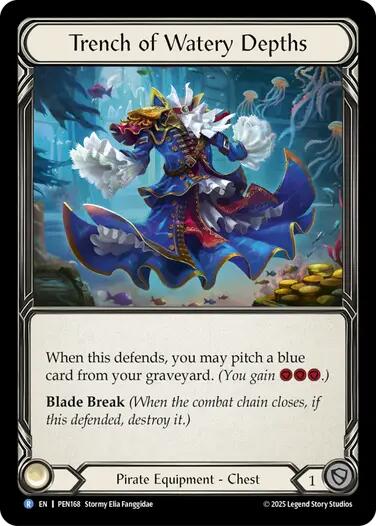 Trench of Watery Depths [PEN168] (Compendium of Rathe)  Cold Foil | Gamers Paradise