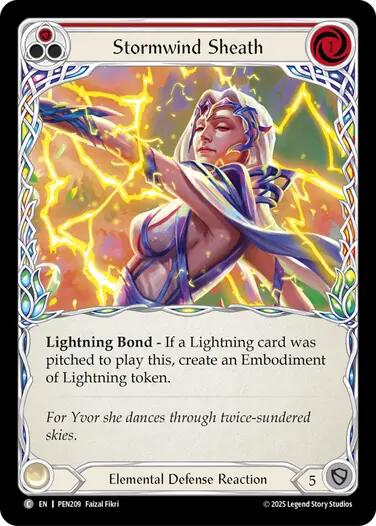 Stormwind Sheath [PEN209] (Compendium of Rathe)  Rainbow Foil | Gamers Paradise