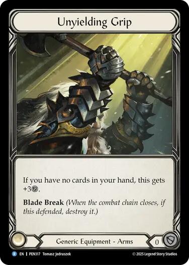Unyielding Grip [PEN317] (Compendium of Rathe)  Cold Foil | Gamers Paradise