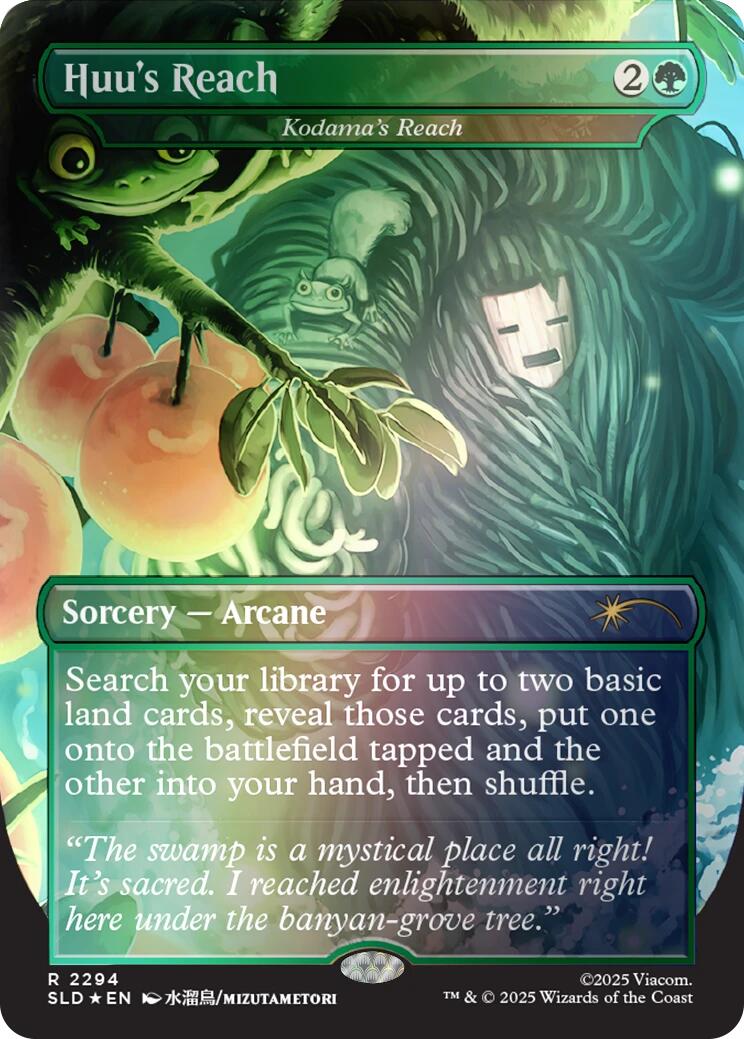 Huu's Reach - Kodama's Reach (Rainbow Foil) [Secret Lair Drop Series] | Gamers Paradise