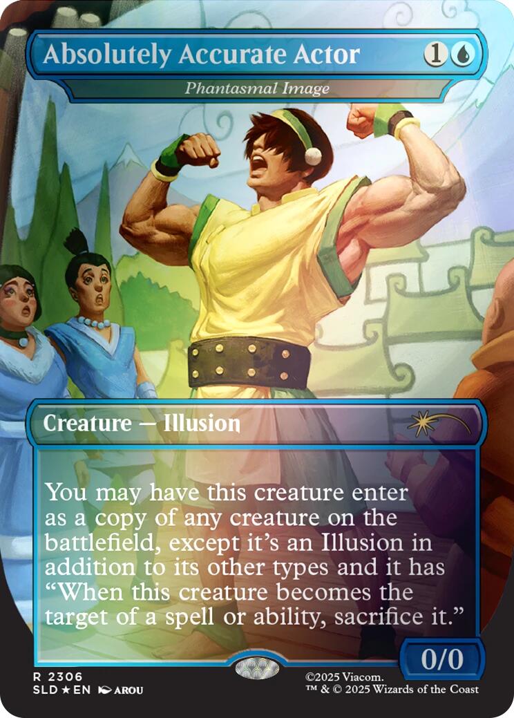 Absolutely Accurate Actor - Phantasmal Image (Rainbow Foil) [Secret Lair Drop Series] | Gamers Paradise