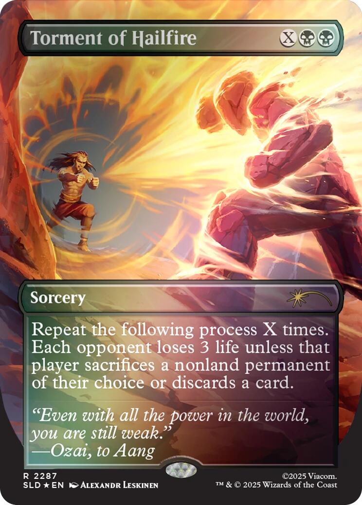 Torment of Hailfire (2287) (Rainbow Foil) [Secret Lair Drop Series] | Gamers Paradise