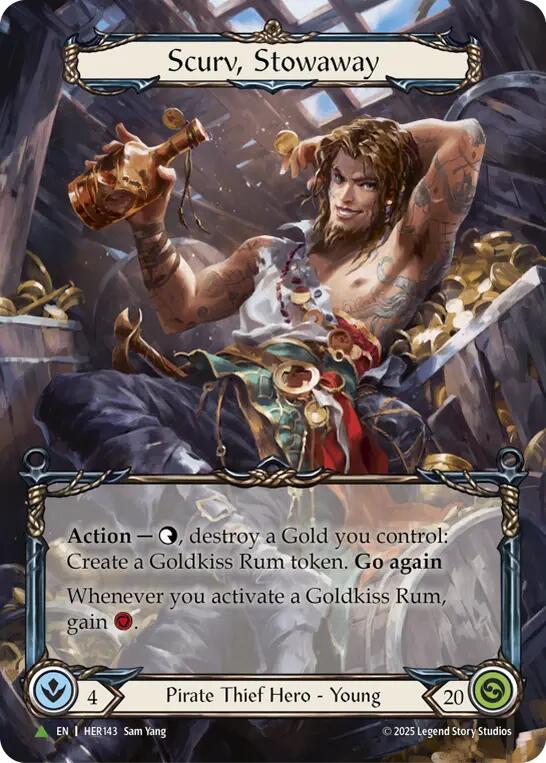 Scurv, Stowaway [HER143] (Promo)  Cold Foil | Gamers Paradise