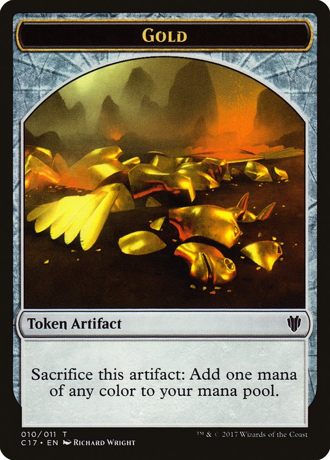 Gold Token [Commander 2017 Tokens] | Gamers Paradise