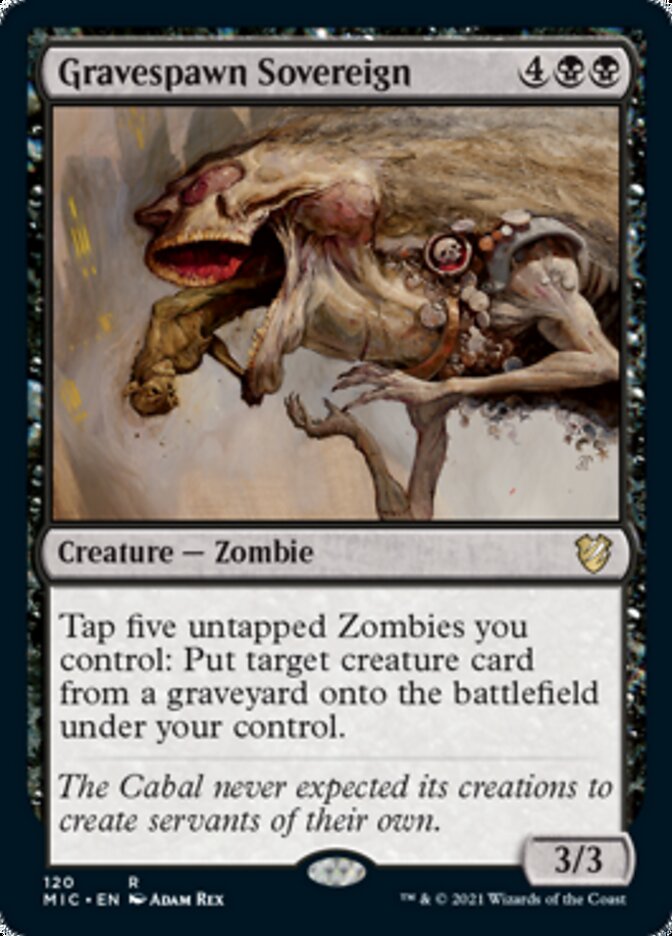 Gravespawn Sovereign [Innistrad: Midnight Hunt Commander] | Gamers Paradise