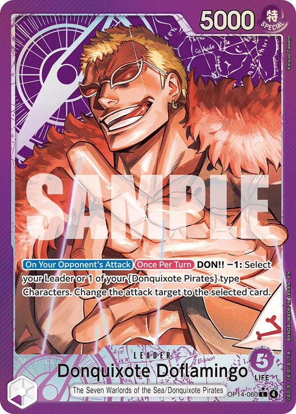 Donquixhote Doflamingo (Alternate Art) [The Azure Sea's Seven] | Gamers Paradise