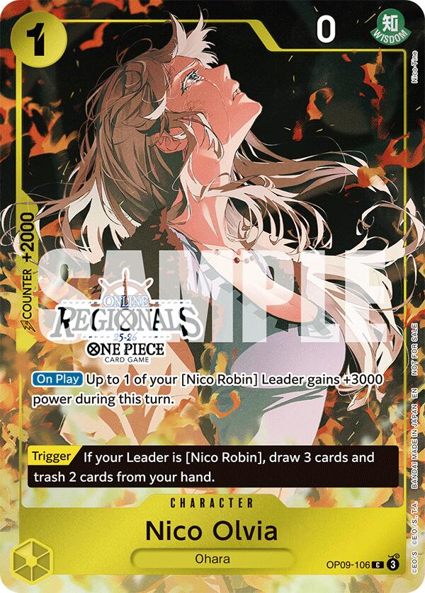 Nico Olvia (Online Regional Participation Pack 2025 Vol.1) [One Piece Promotion Cards] | Gamers Paradise