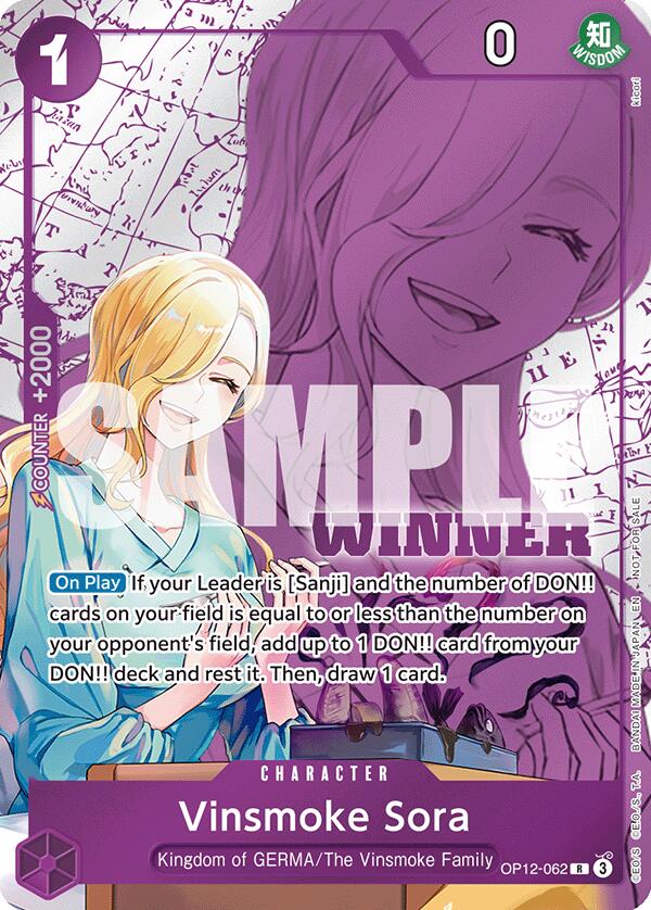 Vinsmoke Sora (Winner Pack 2026 Vol. 1) [One Piece Promotion Cards] | Gamers Paradise