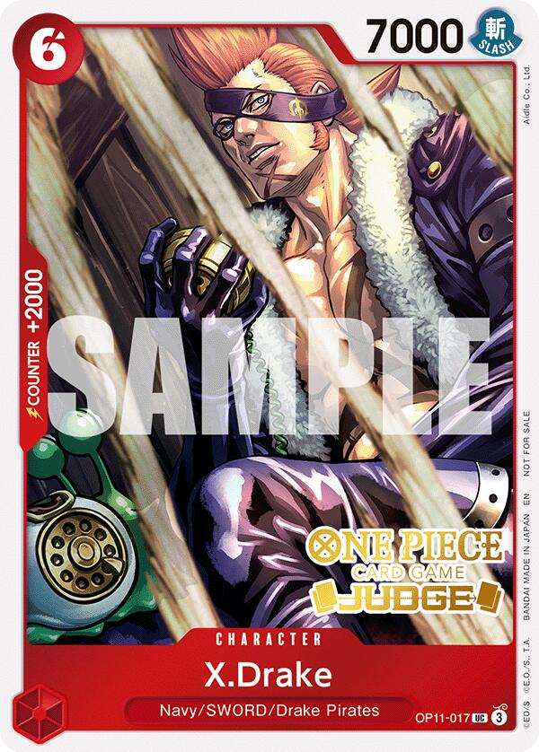 X.Drake (Judge Pack Vol. 7) [One Piece Promotion Cards] | Gamers Paradise