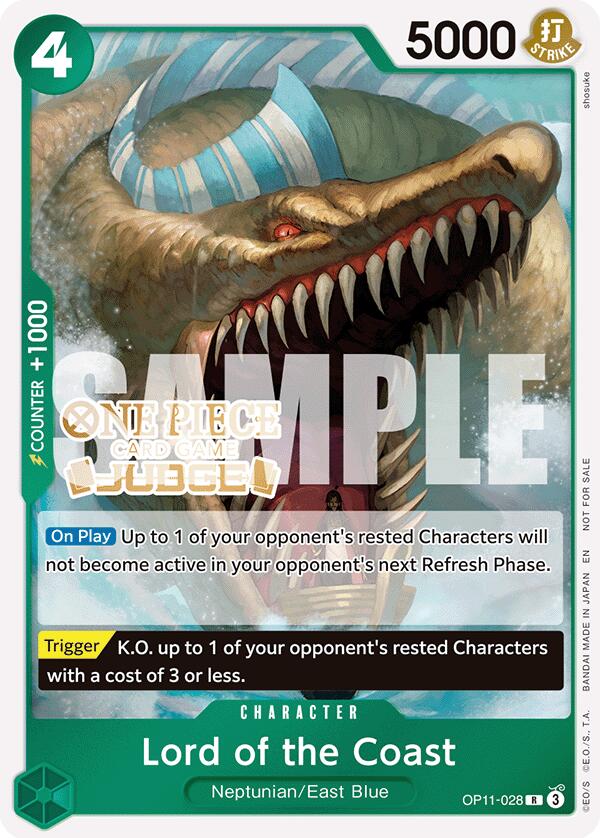 Lord of the Coast (Judge Pack Vol. 7) [One Piece Promotion Cards] | Gamers Paradise