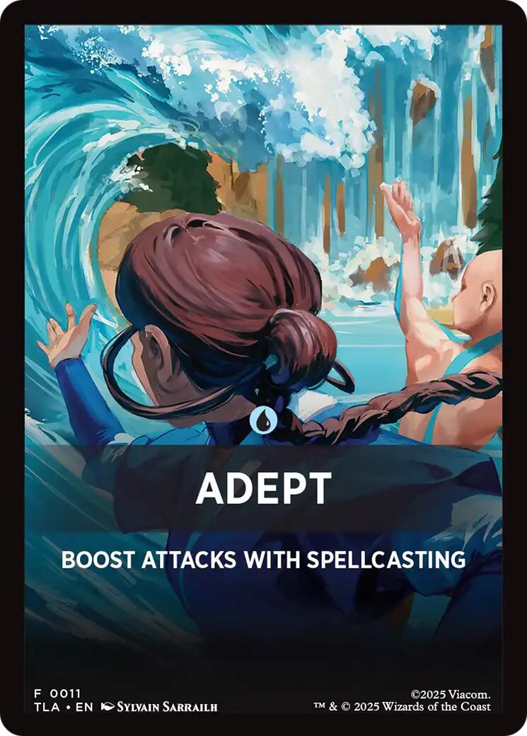 Adept Theme Card [Avatar: The Last Airbender Tokens] | Gamers Paradise