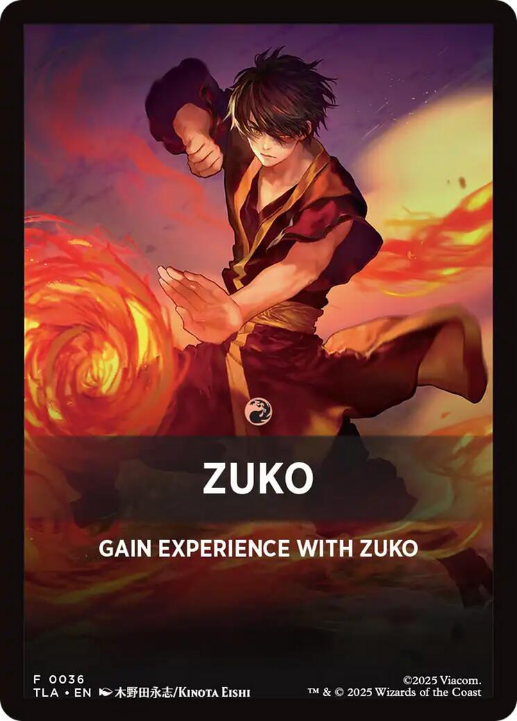 Zuko Theme Card [Avatar: The Last Airbender Tokens] | Gamers Paradise