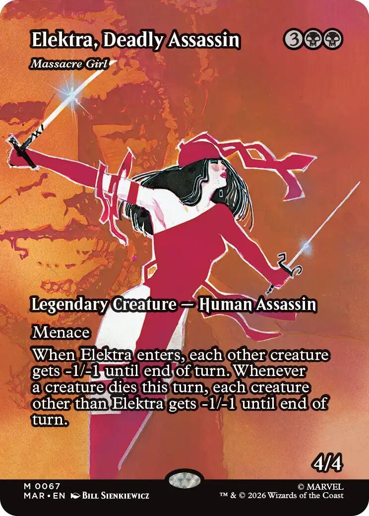 Elektra, Deadly Assassin - Massacre Girl (Borderless) [Marvel Universe: Eternal-Legal] | Gamers Paradise