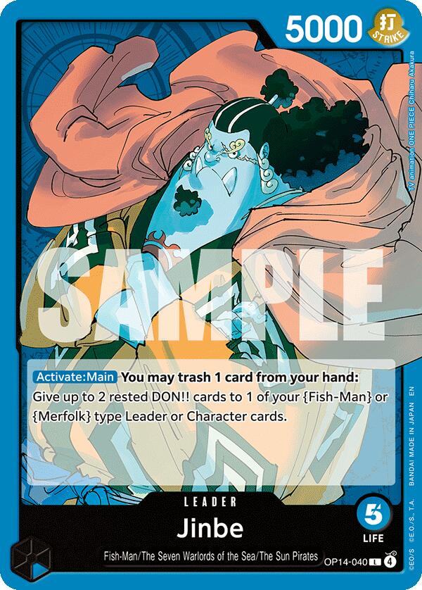 Jinbe (OP14-040) [The Azure Sea's Seven] | Gamers Paradise