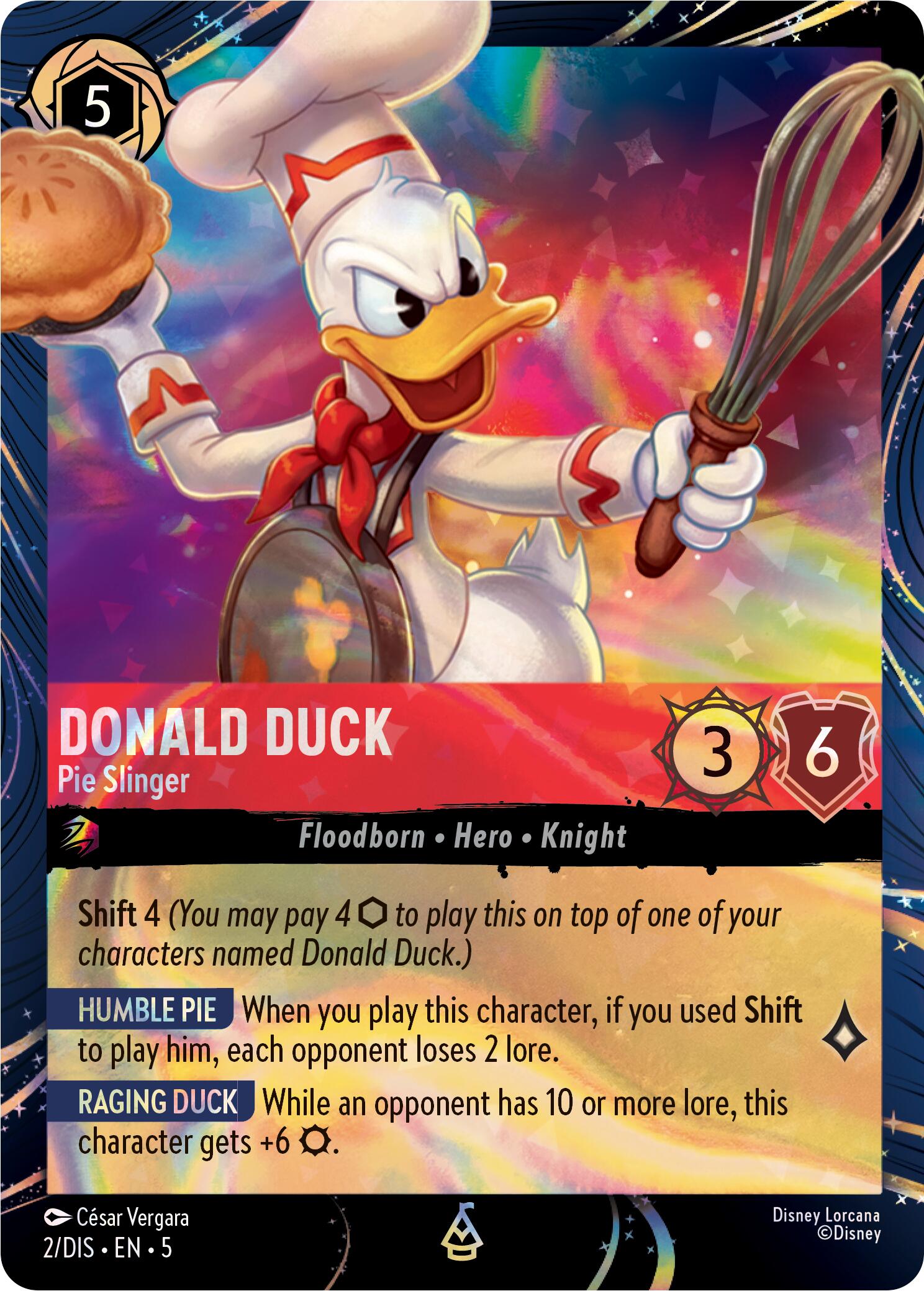 Donald Duck - Pie Slinger (2) [Promo Cards] | Gamers Paradise