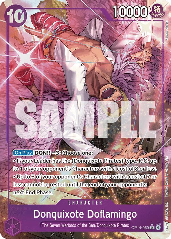 Donquixhote Doflamingo (OP14-069) (Alternate Art) [The Azure Sea's Seven] | Gamers Paradise