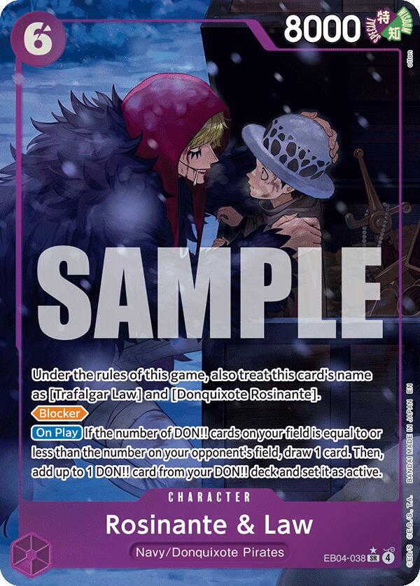 Rosinante & Law (Alternate Art) [The Azure Sea's Seven] | Gamers Paradise