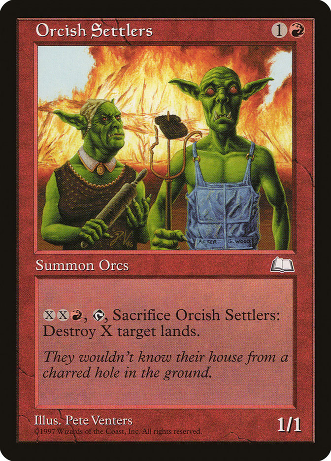 Orcish Settlers [Weatherlight] | Gamers Paradise