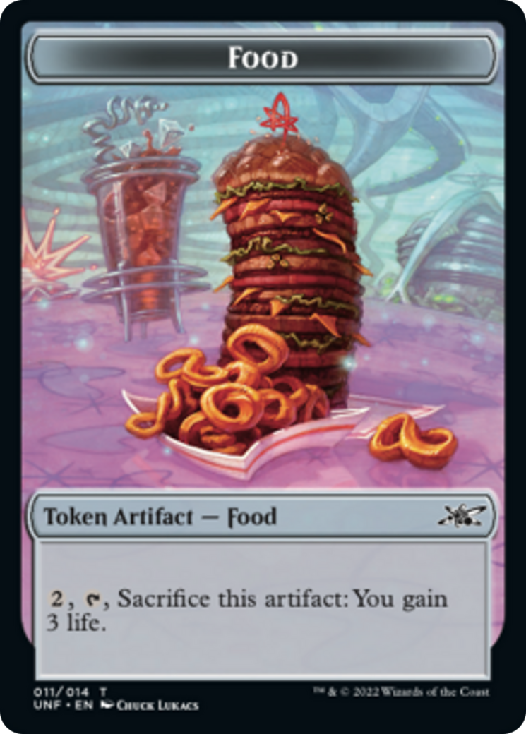 Clown Robot (003) // Food (011) Double-Sided Token [Unfinity Tokens] | Gamers Paradise