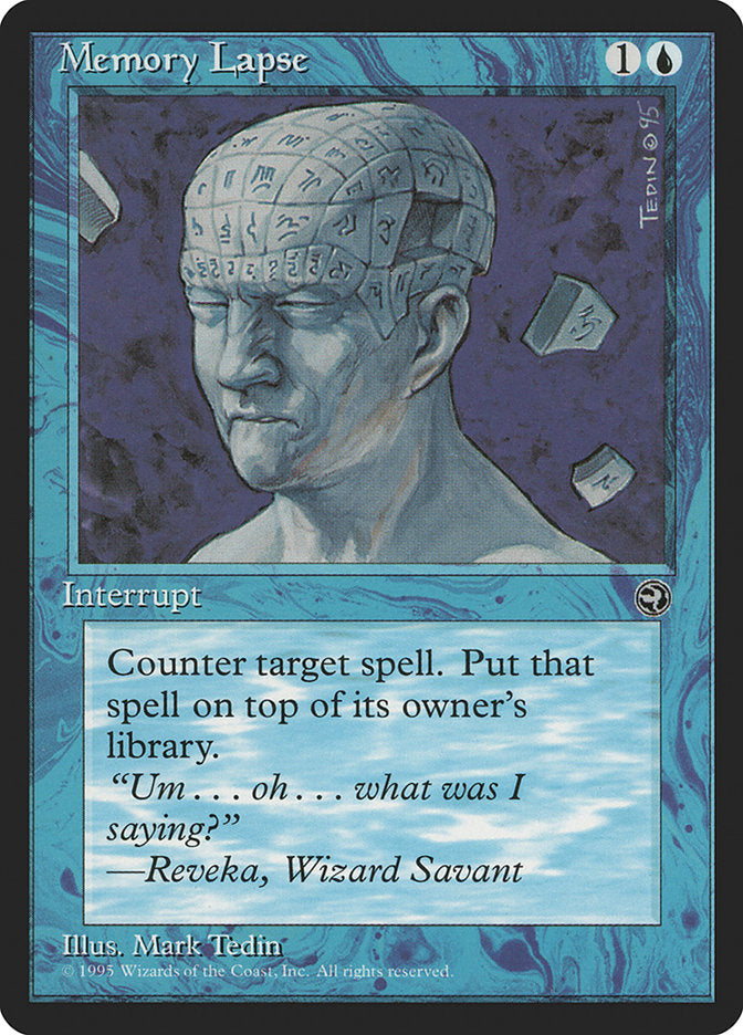 Memory Lapse (Reveka Flavor Text) [Homelands] | Gamers Paradise