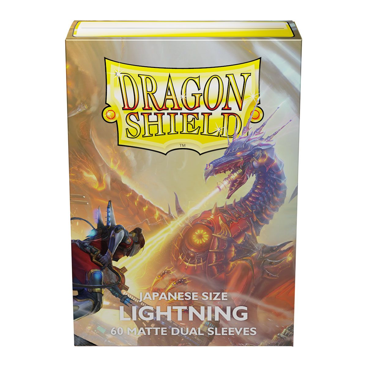 Dragon Shield: Japanese Size 60ct Sleeves - Lightning (Dual Matte) | Gamers Paradise